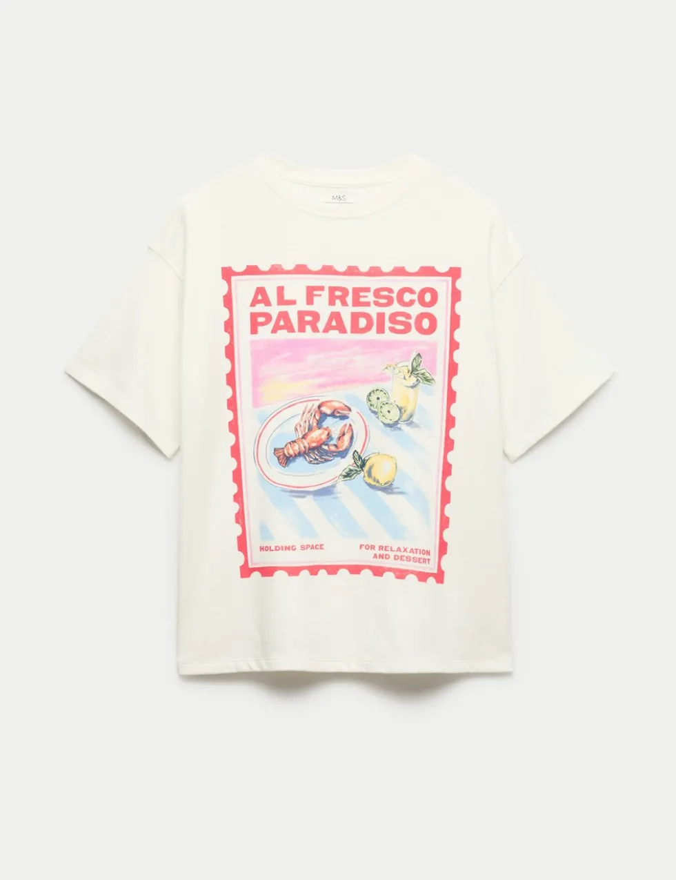 Pure Cotton Al Fresco Paradiso T-Shirt (6-16 Yrs)