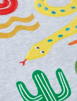 Pure Cotton Animal Applique Top (1-10 Yrs)