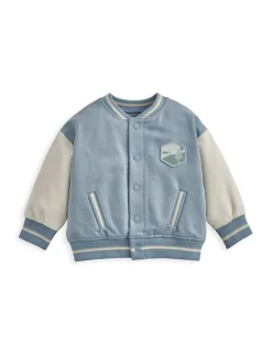 Pure Cotton Appliqué Baseball Jacket (0 Mths-3 Yrs)