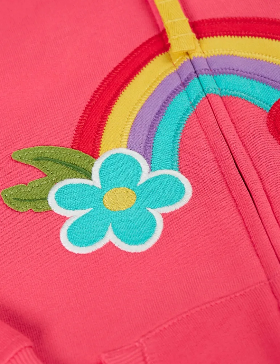 Pure Cotton Appliqué Hoodie (1-10 Yrs)