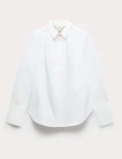 Pure Cotton Back Belt Detail Shirt