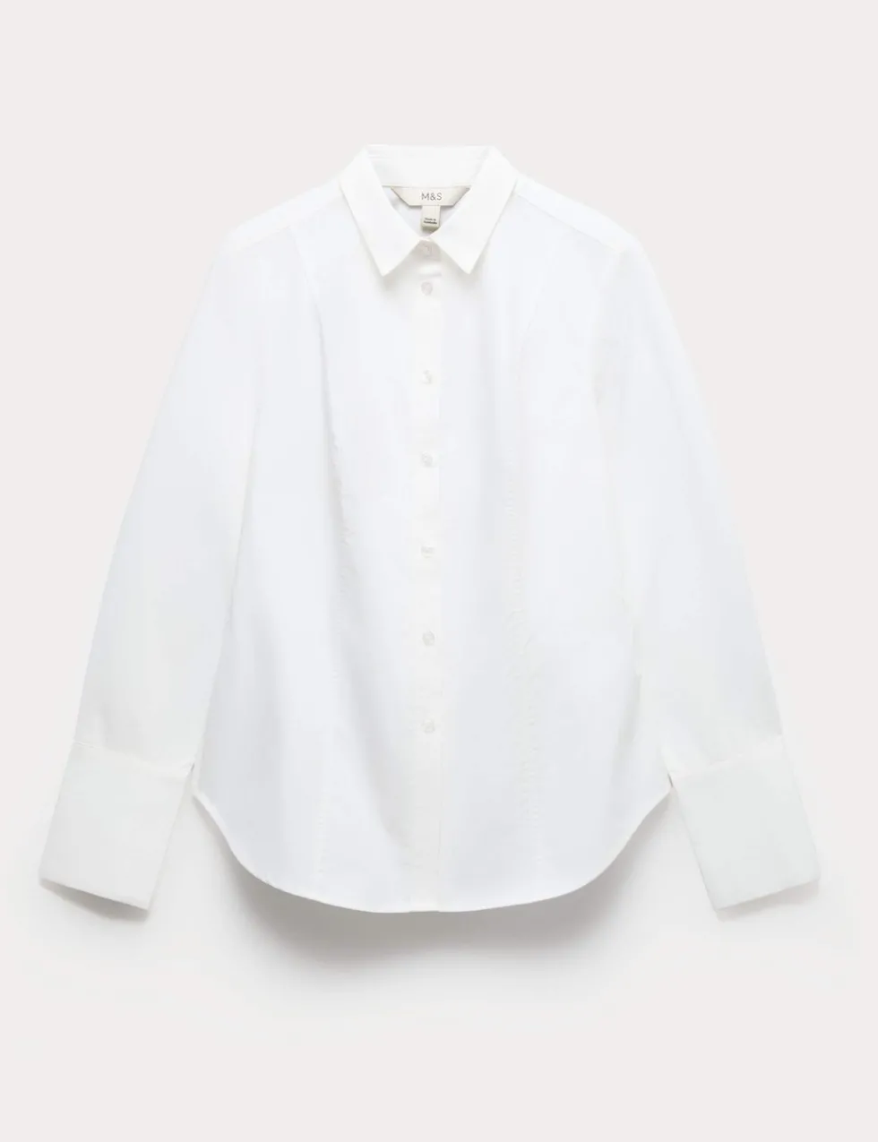 Pure Cotton Back Belt Detail Shirt