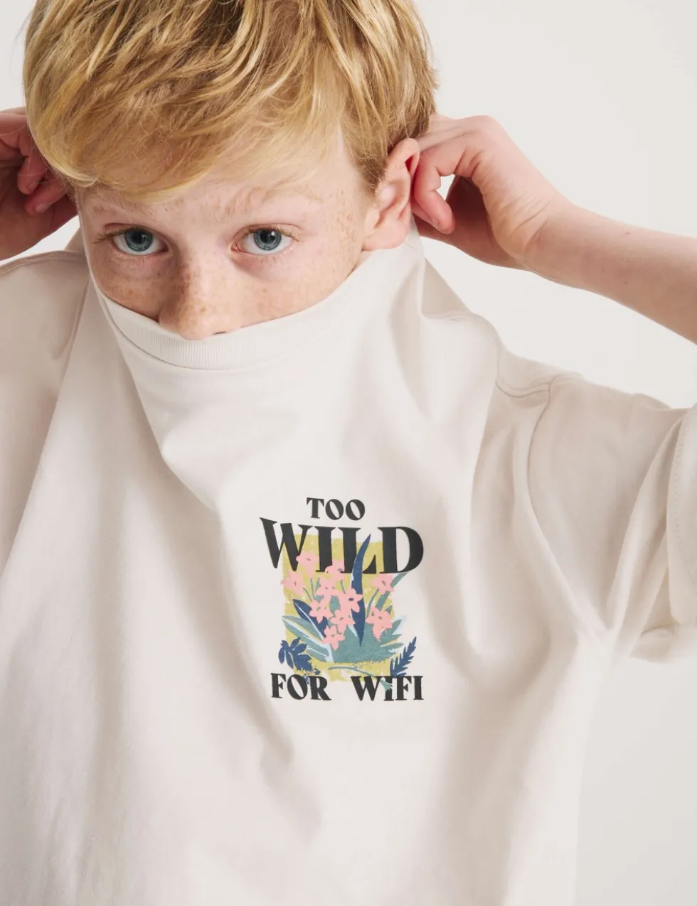 Pure Cotton Back Graphic T-Shirt (6-16 Yrs)