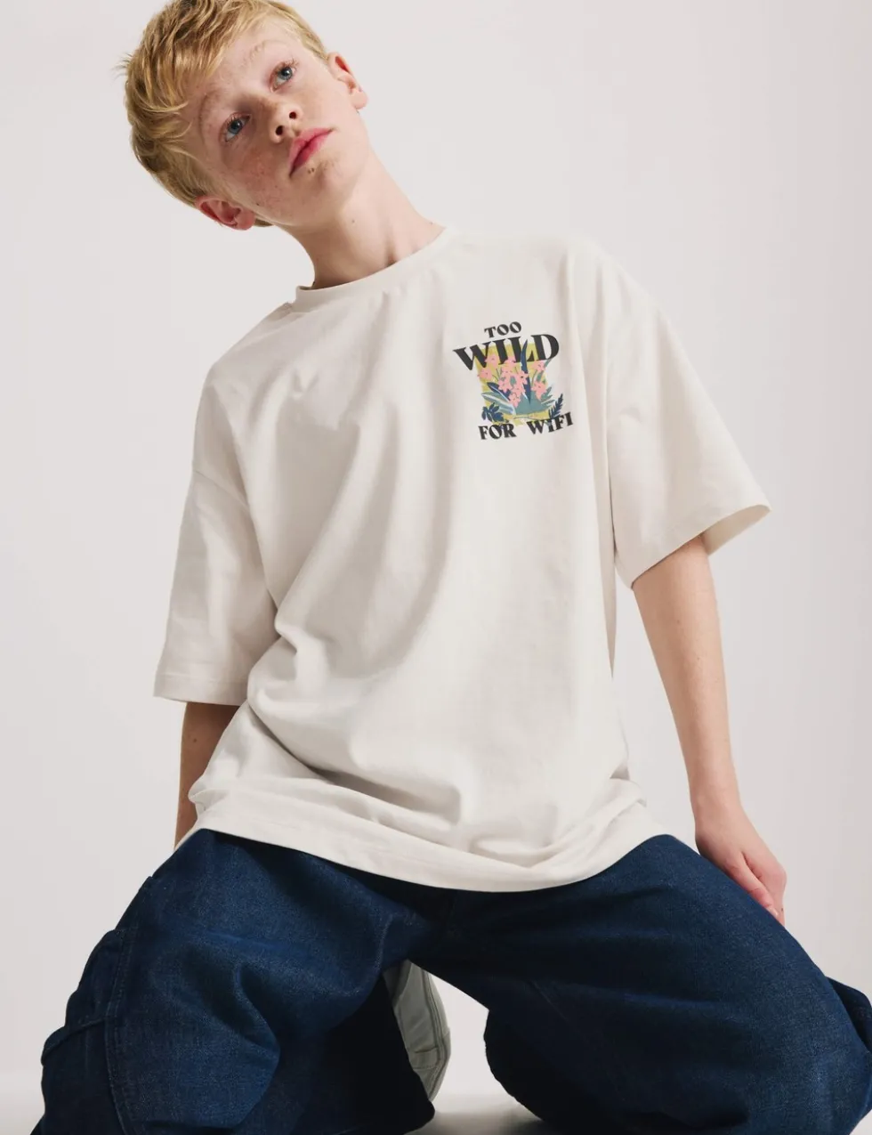 Pure Cotton Back Graphic T-Shirt (6-16 Yrs)