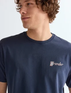 Pure Cotton Back Slogan Graphic T-Shirt