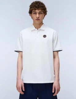 Pure Cotton Badge Polo Shirt