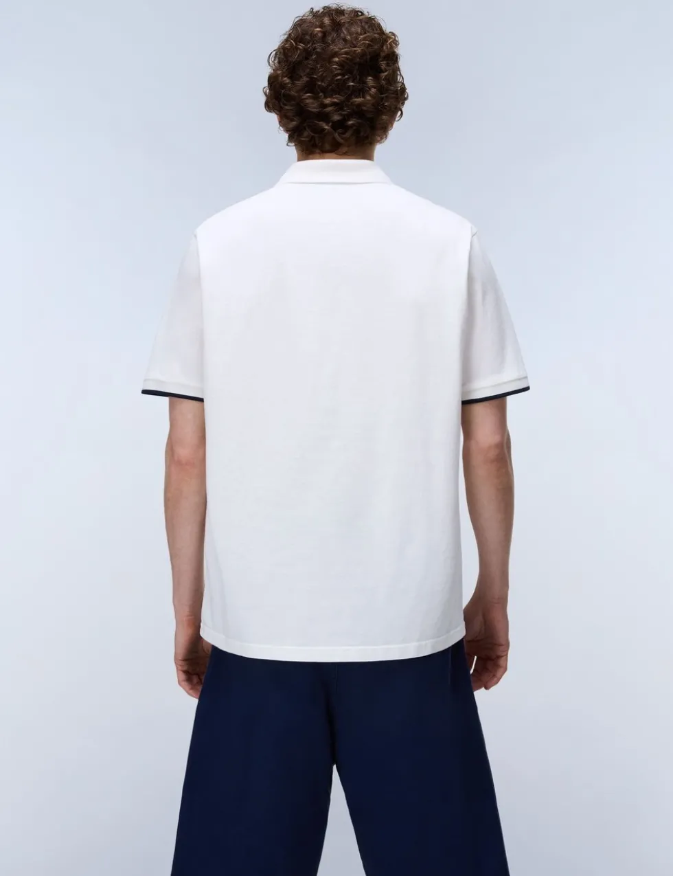 Pure Cotton Badge Polo Shirt