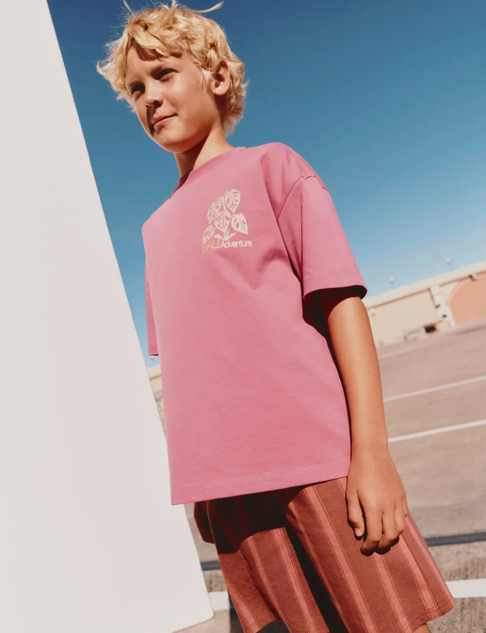 Pure Cotton Bali Adventure Graphic T-Shirt (6-16 Yrs)
