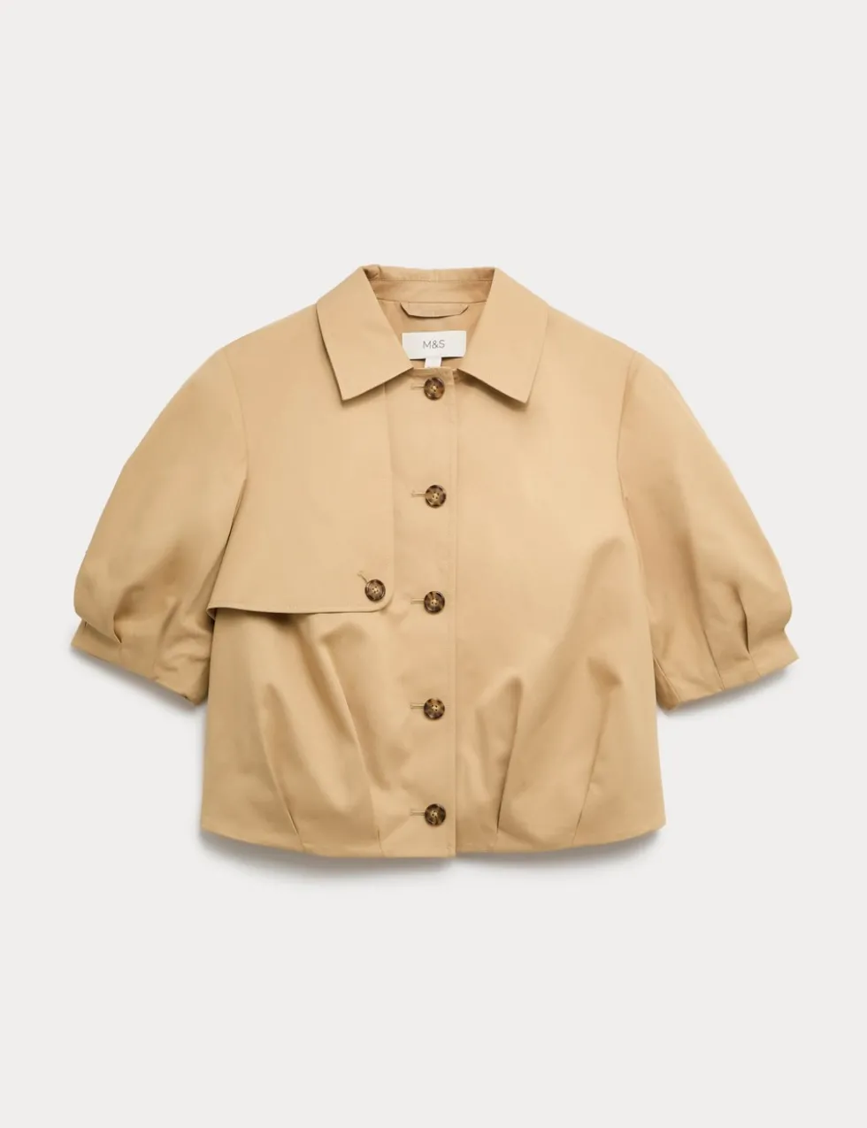 Pure Cotton Balloon Sleeve Jacket