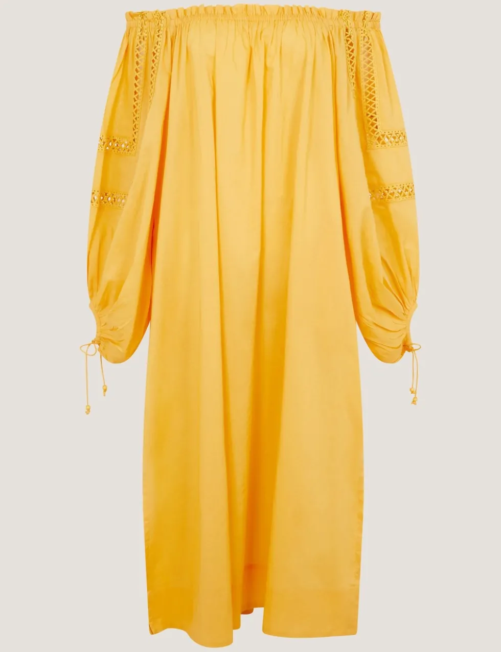 Pure Cotton Bandeau Midi Dress