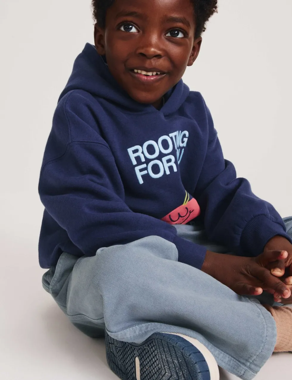 Pure Cotton Barrel Leg Jeans (2-8 Yrs)