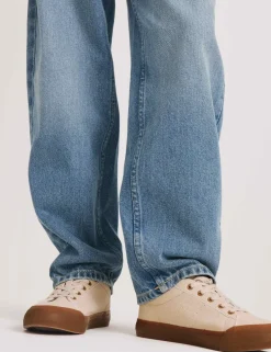 Pure Cotton Barrel Leg Jeans (6-16 Yrs)