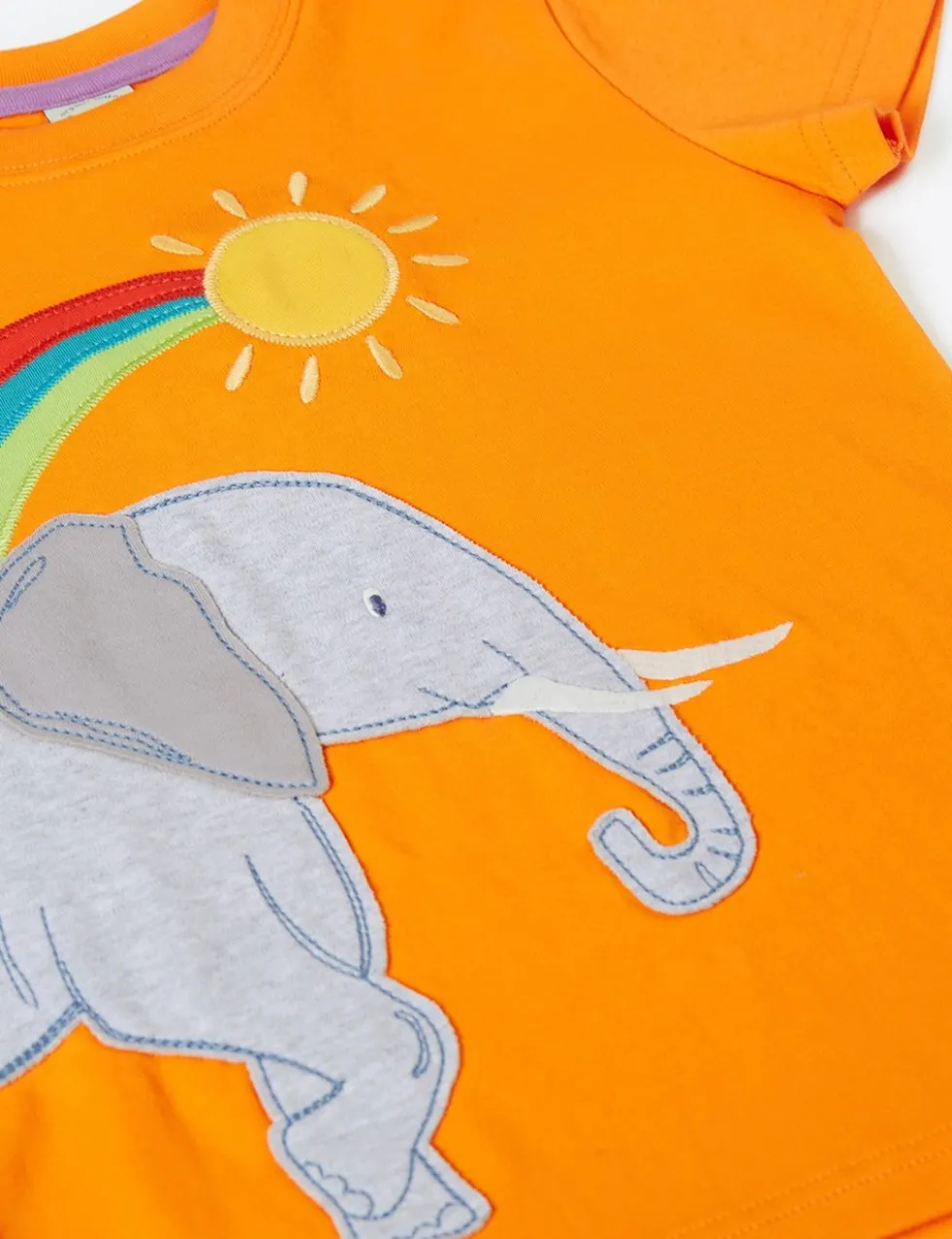 Pure Cotton Basketball Appliqué T-Shirt (1-12 Yrs)