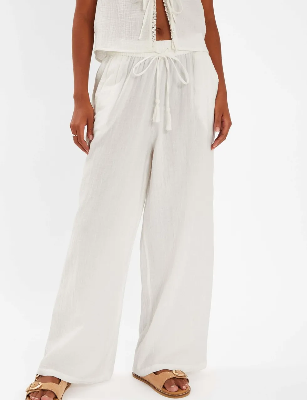 Pure Cotton Beach Trousers