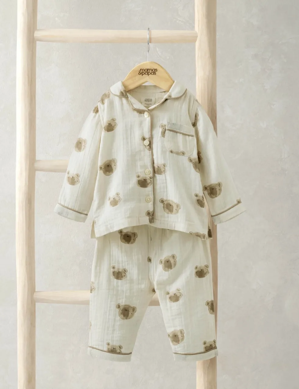 Pure Cotton Bear Pyjamas (3-36 Mths)