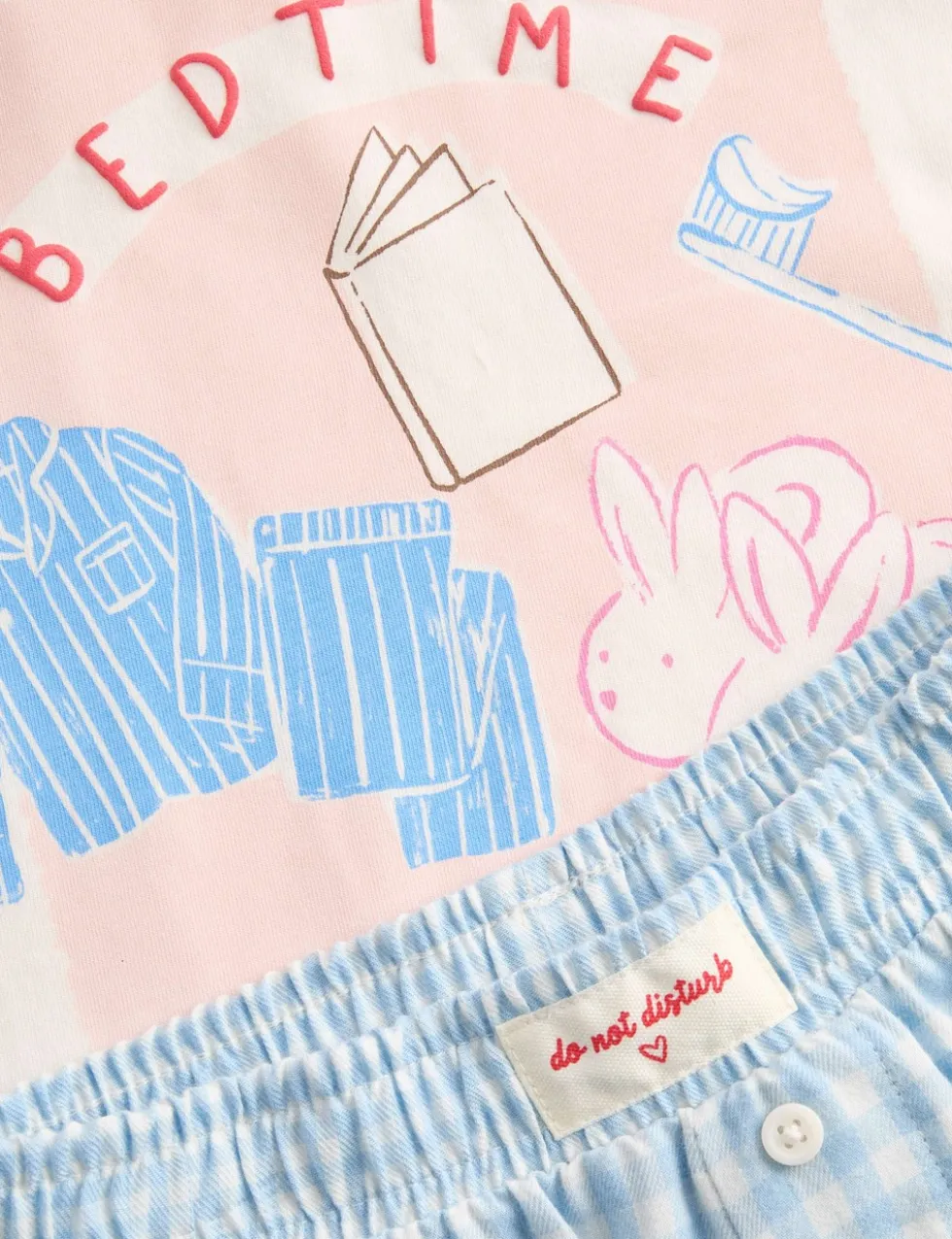 Pure Cotton Bedtime Graphic Pyjamas (1-8 Yrs)