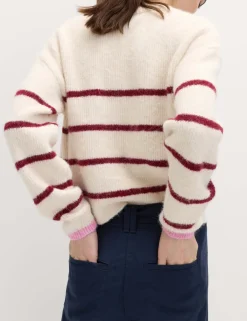 Pure Cotton Belted Straight Leg Trousers
