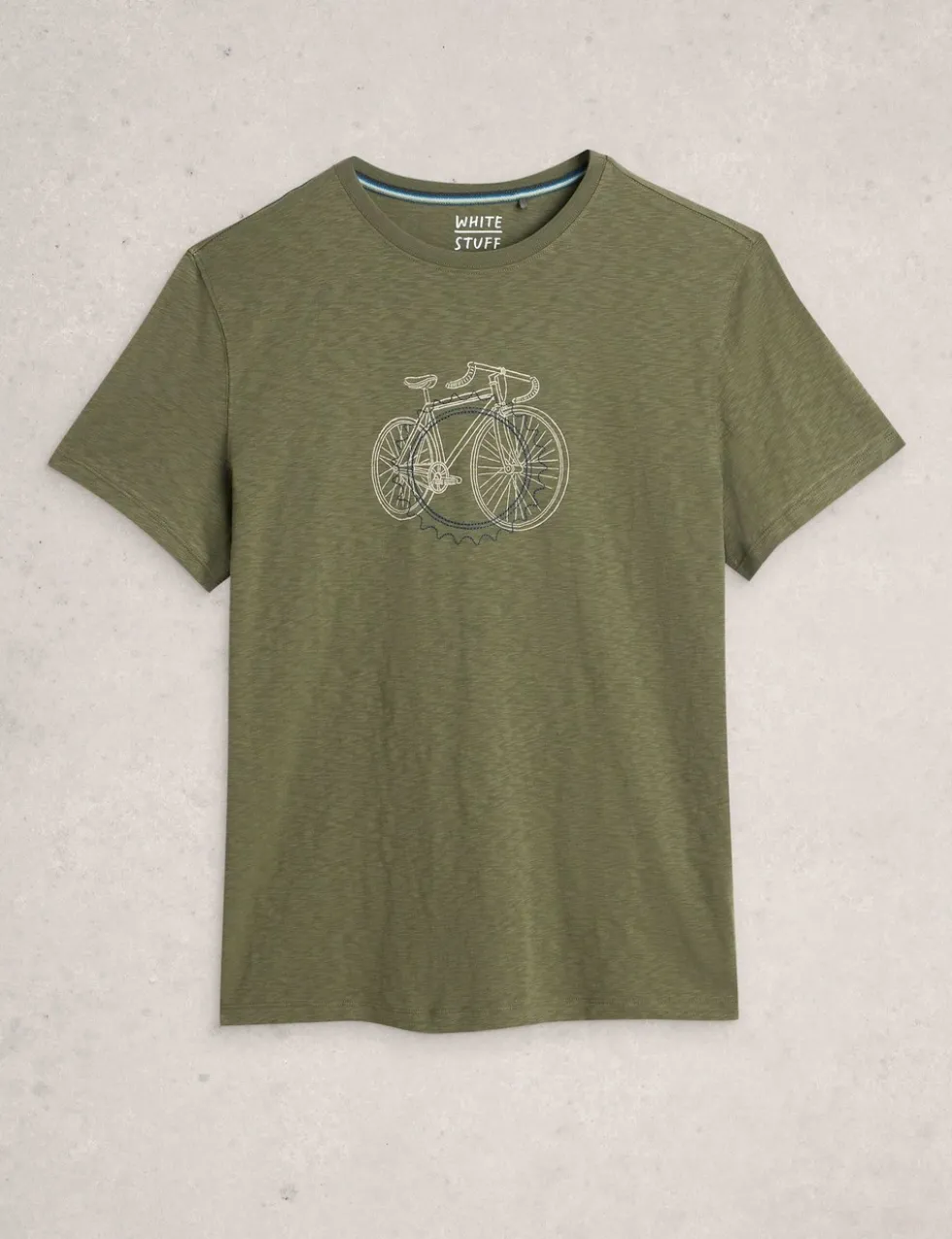 Pure Cotton Bicycle Cogs Graphic T-Shirt