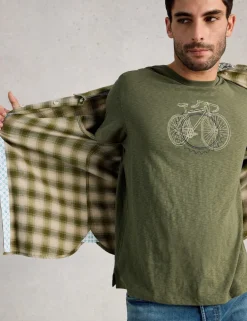 Pure Cotton Bicycle Cogs Graphic T-Shirt