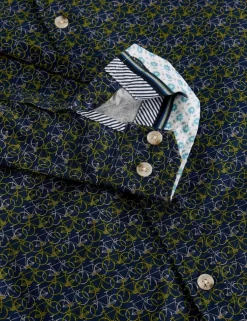 Pure Cotton Bike Print Shirt
