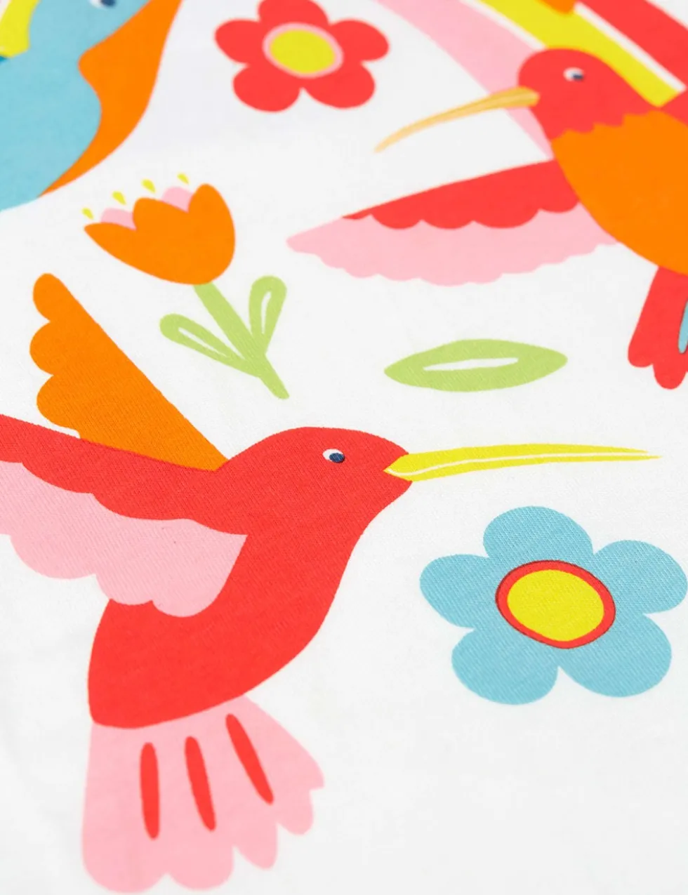 Pure Cotton Bird Print T-Shirt (2-10 Yrs)