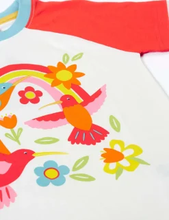 Pure Cotton Bird Print T-Shirt (2-10 Yrs)