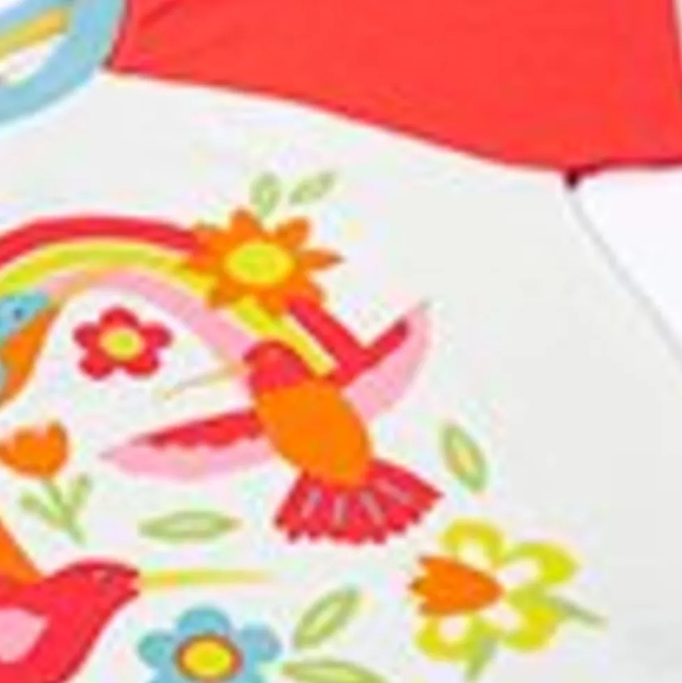 Pure Cotton Bird Print T-Shirt (2-10 Yrs)
