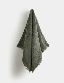 Pure Cotton Blanket Stitch Towel