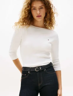 Pure Cotton Boat Neck Top