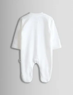 Pure Cotton Born in 26½lbs26 Elephant Sleepsuit (5lbs-6 Mths)