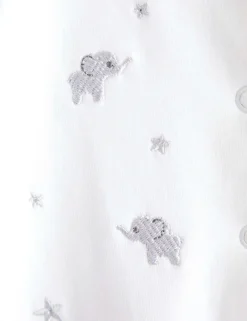 Pure Cotton Born in 26½lbs26 Elephant Sleepsuit (5lbs-6 Mths)