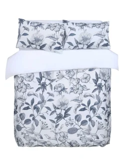 Pure Cotton Botanical Bluestone Bedding Set
