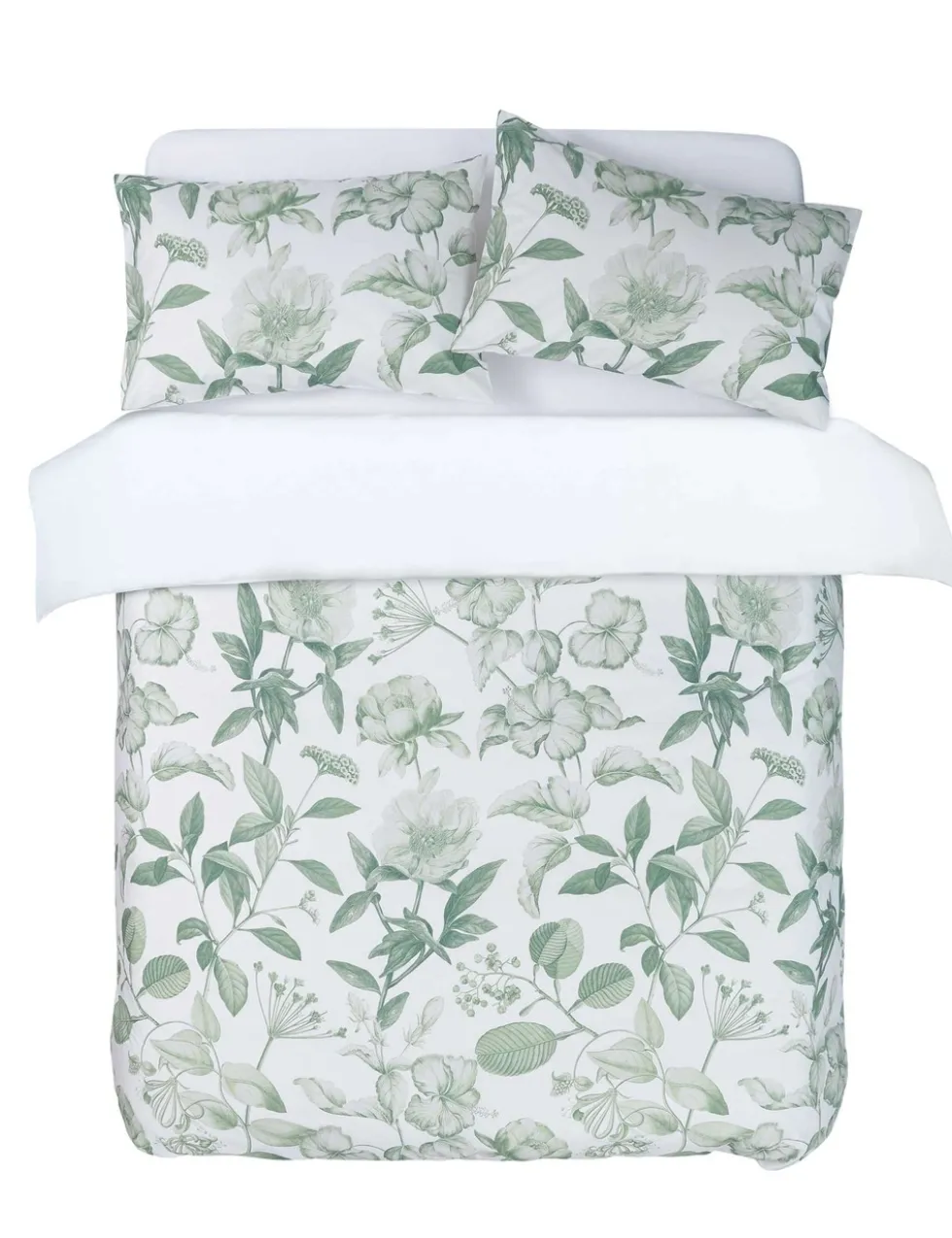 Pure Cotton Botanical Leaf Bedding Set