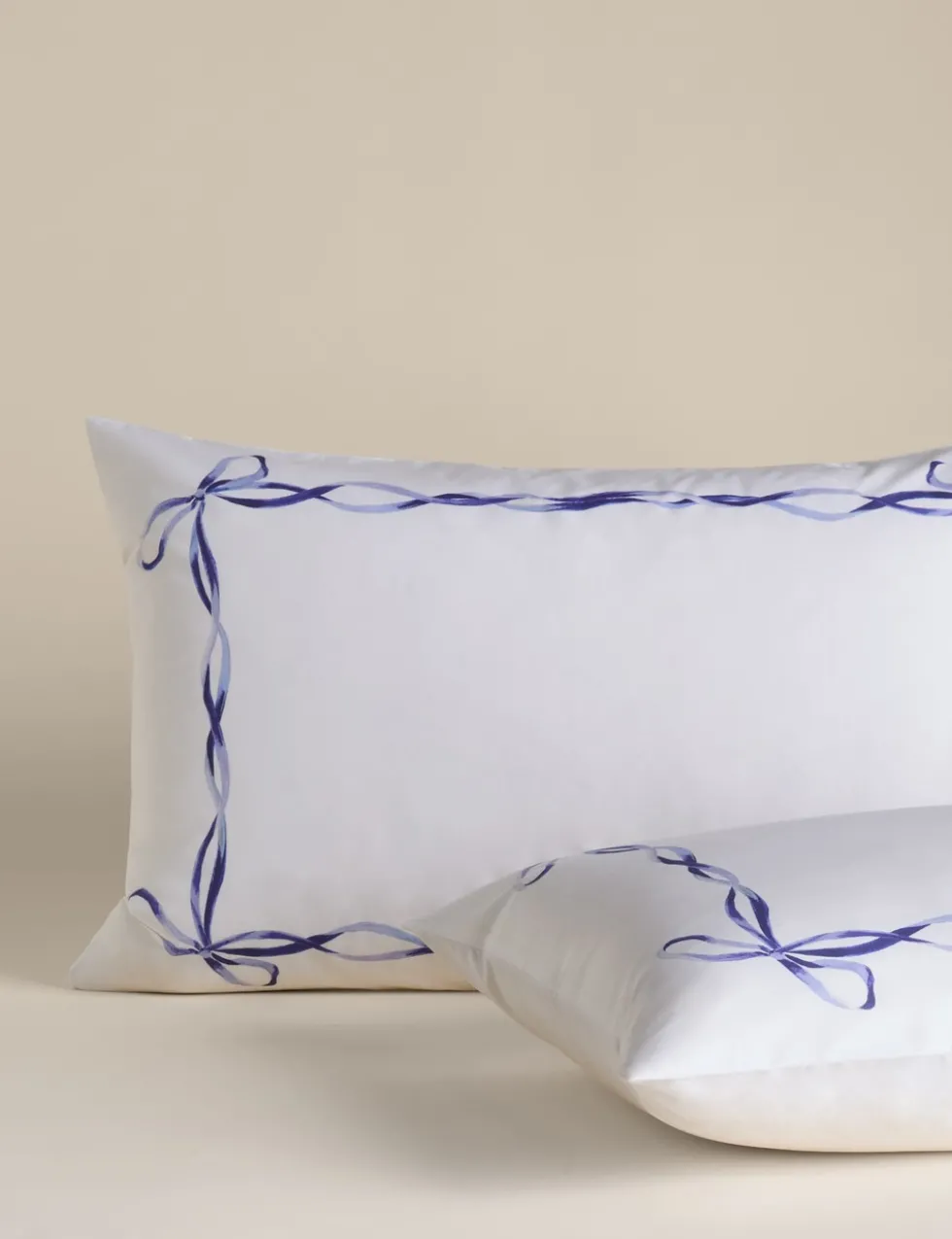Pure Cotton Bow Border Print Bedding Set
