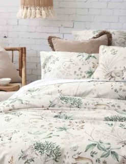 Pure Cotton Briar Natural Bedding Set