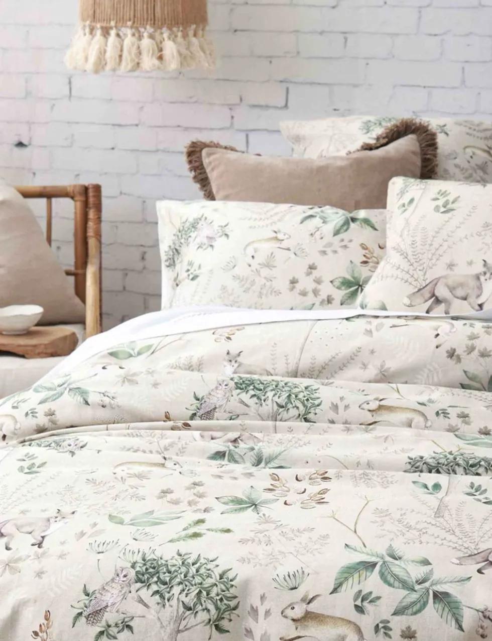 Pure Cotton Briar Natural Bedding Set