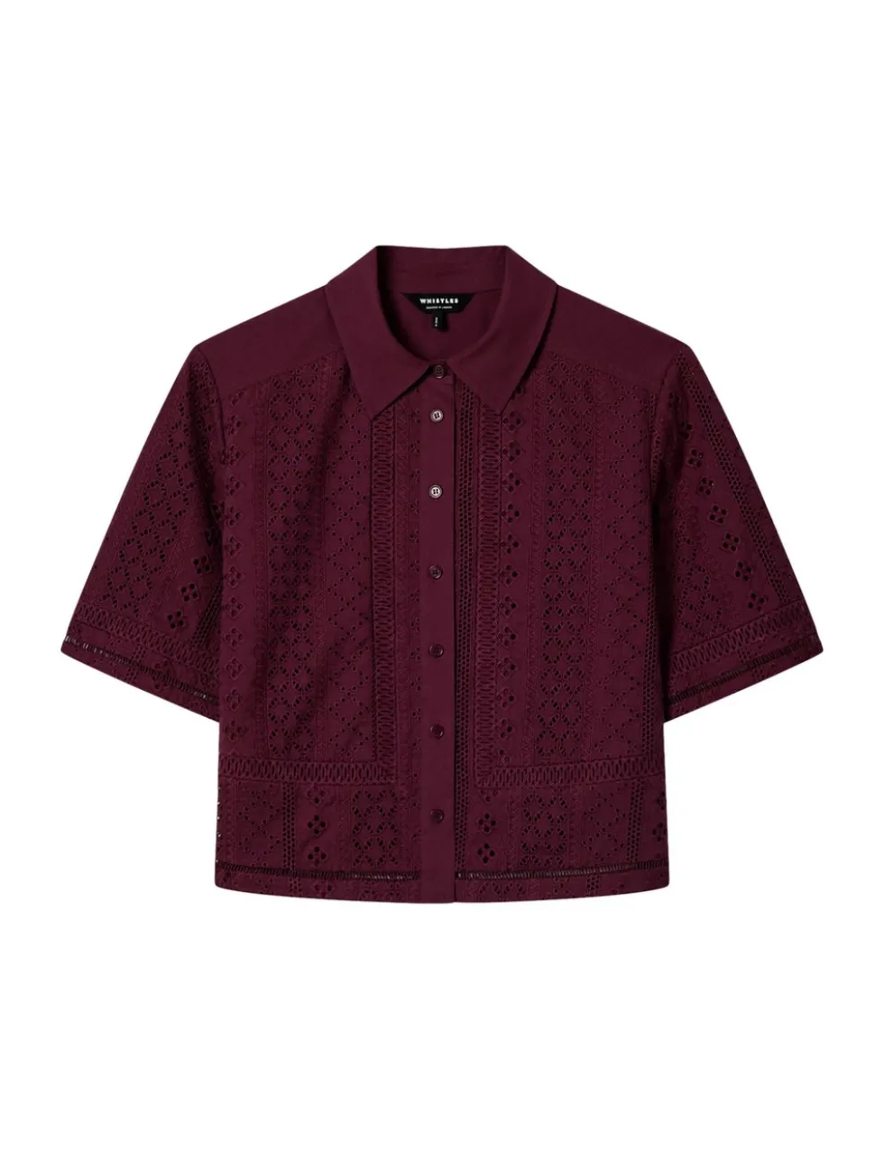 Pure Cotton Broderie Shirt
