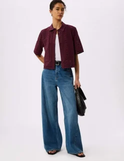 Pure Cotton Broderie Shirt