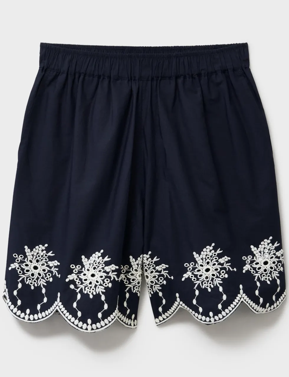 Pure Cotton Broderie Shorts