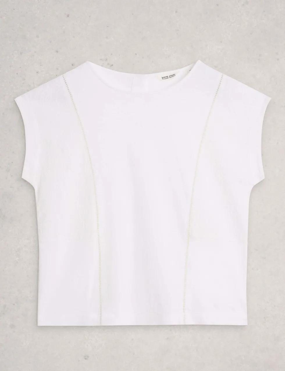 Pure Cotton Broderie T-Shirt