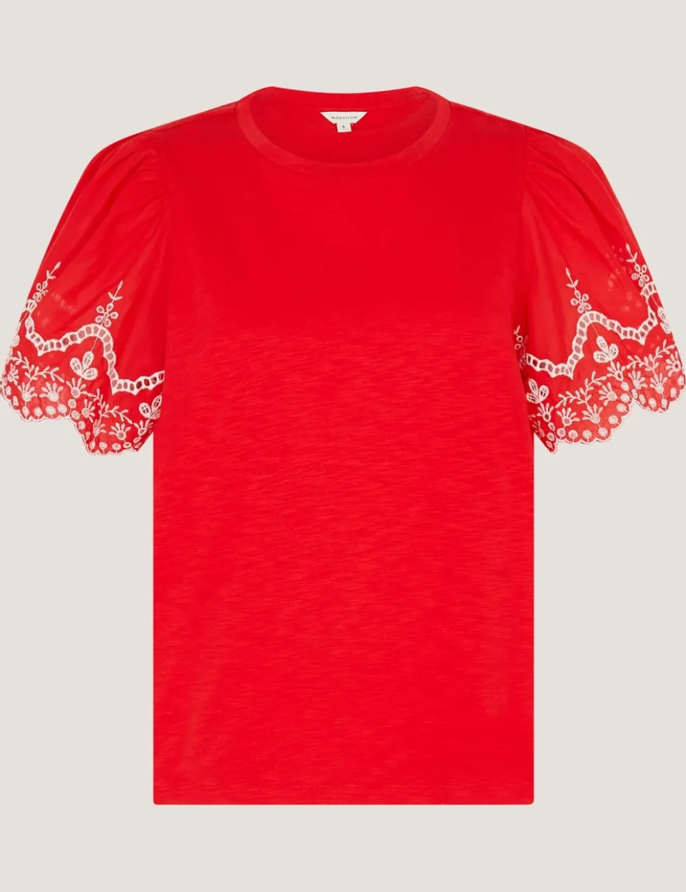 Pure Cotton Broderie T-Shirt