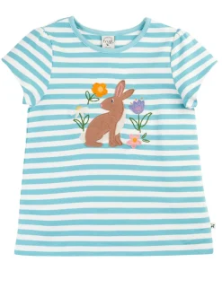 Pure Cotton Bunny Appliqué T-Shirt (1-10 Yrs)
