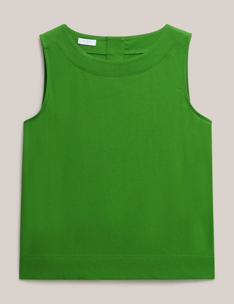 Pure Cotton Button Detail Vest Top