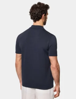 Pure Cotton Button Through Polo Shirt