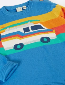 Pure Cotton Campervan Jumper (1-10 Yrs)