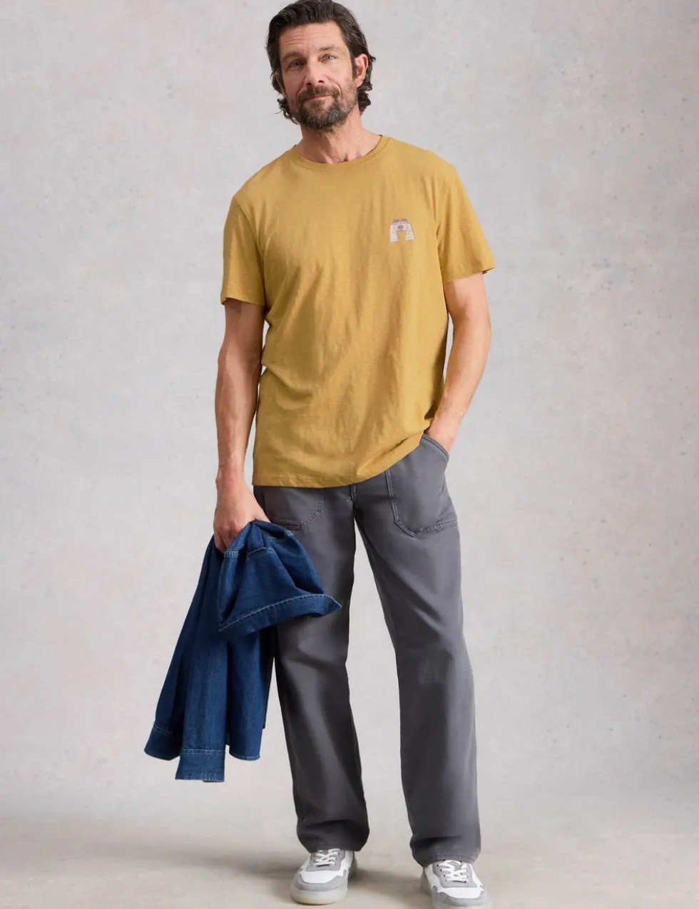Pure Cotton Camping Graphic T-Shirt