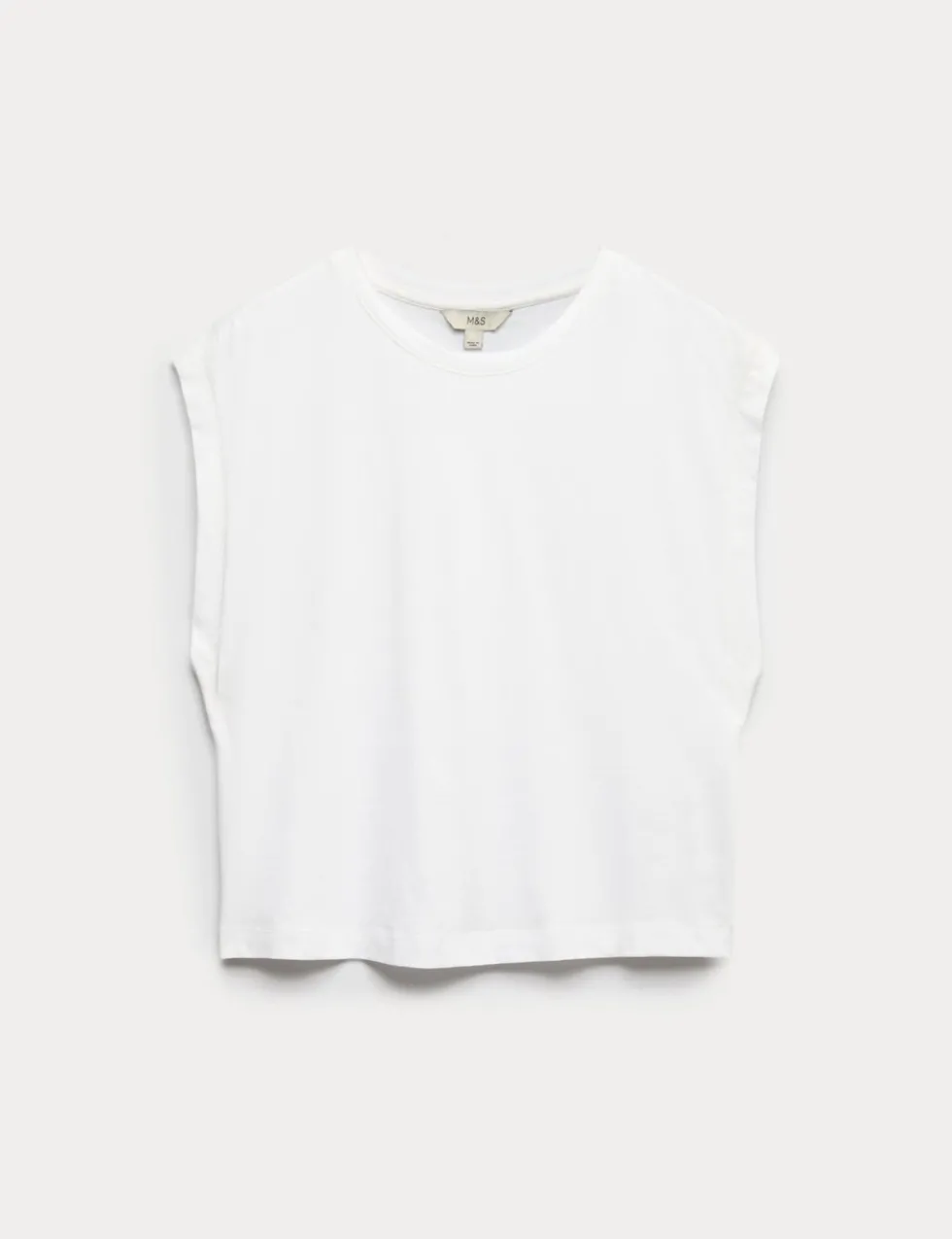 Pure Cotton Cap Sleeve T-Shirt
