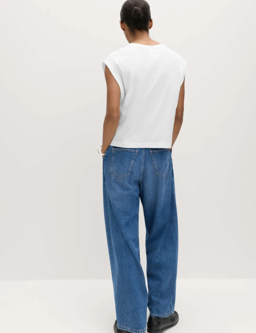 Pure Cotton Cap Sleeve T-Shirt
