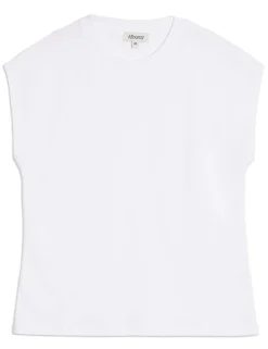 Pure Cotton Cap Sleeve T-Shirt