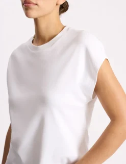 Pure Cotton Cap Sleeve T-Shirt